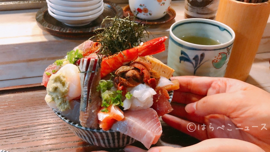 はらぺこニュース｜【実食レポ】上海鮮丼バフン生うにダブルのせ！御茶ノ水「江戸富士」