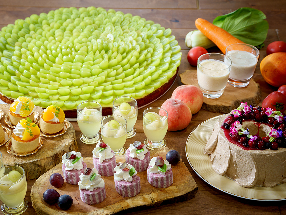 はらぺこニュース|軽井沢プリンスホテルで「ランチ&スイーツブッフェ」開催中!野菜とフルーツを使用したデザートがズラリ!