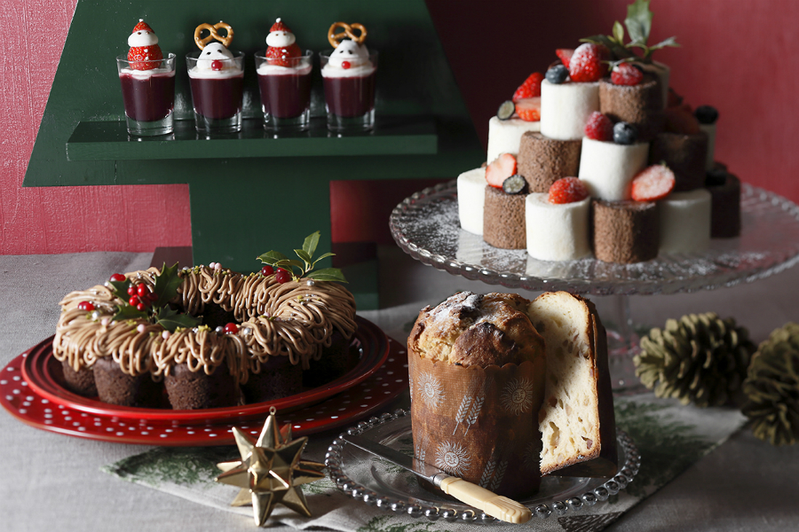 京都タワーホテルでチョコとベリーのクリスマスブッフェ「Chocolate×Berry Sweets Buffet～Christmas～」