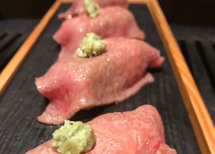 「東京和牛ショー×ニッポン全国ご当地おやつランキング」松坂屋上野店で開催!黒毛和牛4種食べ比べ肉寿司が登場!