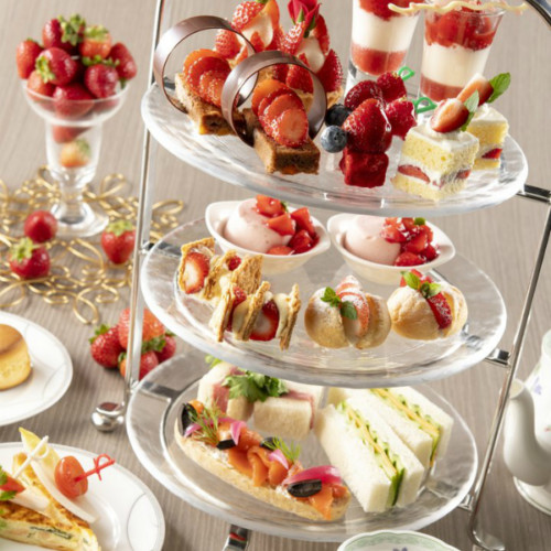 浦安ブライトンホテル東京ベイ【苺づくしのアフタヌーンティー】平日10食限定8種の苺スイーツが堪能できるプラン!