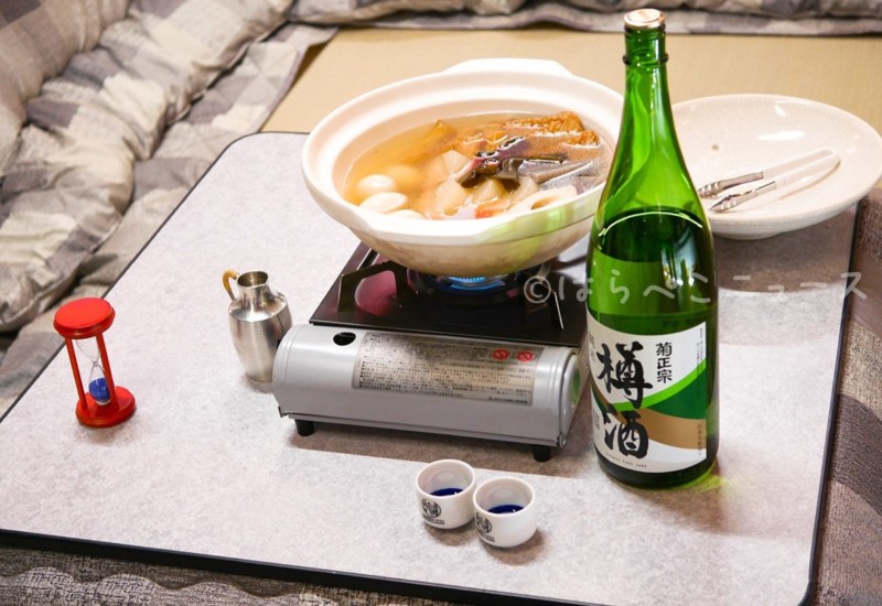 【潜入レポ】当地おでんで燗酒~両国駅で飲みましょう!まぼろしのホームにこたつとおでんが登場!