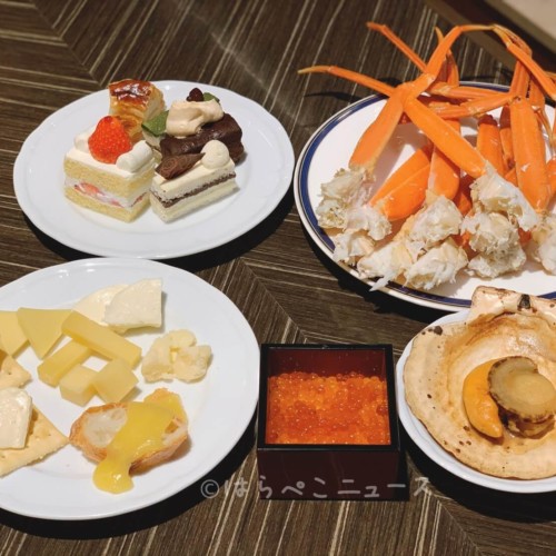 【実食レポ】横浜ベイシェラトン「コンパス」北海道フェアで6種のチーズ食べ比べに蟹食べ放題!いくら丼も!
