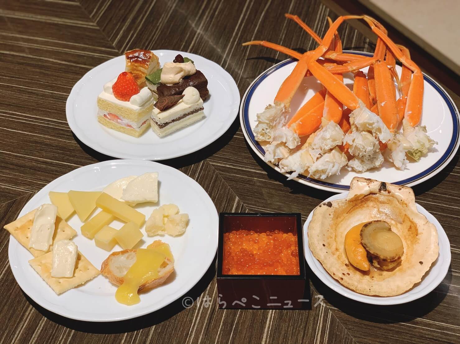 実食レポ 横浜ベイシェラトン コンパス 北海道フェアで6種のチーズ食べ比べに蟹食べ放題 いくら丼も はらぺこニュース