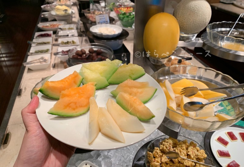 【実食レポ】トラヴェソグリルで4種のメロン食べ放題!2100円でバイキングランチ!