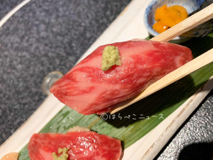 【実食レポ】「赤のれん」特製黒毛和牛ひつまぶし膳（ランチ限定）に神戸牛寿司（うに付）を堪能！