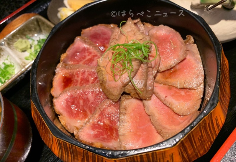 【実食レポ】「赤のれん」特製黒毛和牛ひつまぶし膳(ランチ限定)に神戸牛寿司(うに付)を堪能!