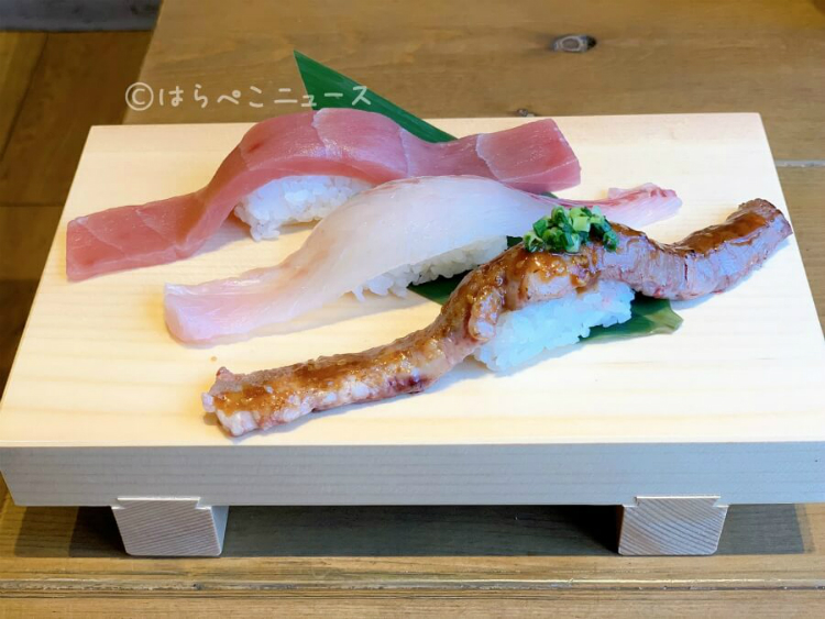【実食レポ】「すし酒場 フジヤマ」秋葉原で大ネタ寿司食べ放題！肉うに寿司やいくらに蟹も！