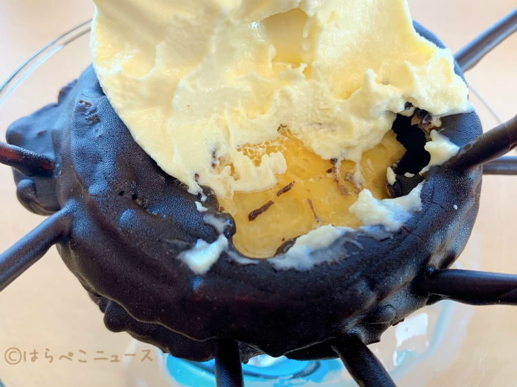 【実食レポ】「うにパフェ」雲丹入りソフトクリームにチョコがけシュー生地！小田原漁港プリンも！