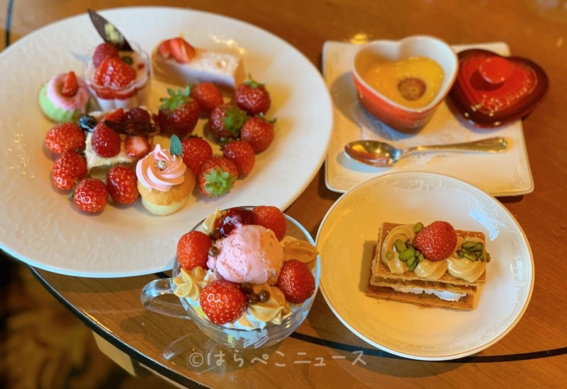 【実食レポ】ホテル椿山荘東京のいちごビュッフェ「森のストロベリーピクニック」でミルフィーユ＆パフェ作り