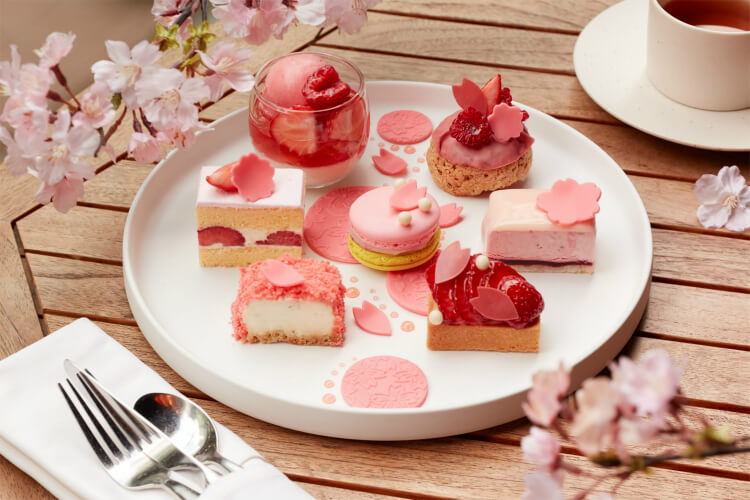 【桜アフタヌーンティー&さくらスイーツビュッフェ 2020 まとめ】お花見や夜桜を楽しめる予約プランも!