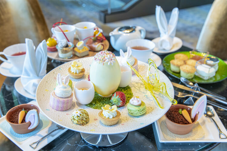イースタービュッフェ イースターアフタヌーンティー21 うさぎやイースターエッグのチョコレートも はらぺこニュース