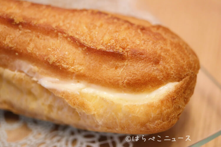 【実食レポ】ファミマ『ノビ～〝な〟エクレア チーズ』とろ〜りとした新食感のチーズクリーム！