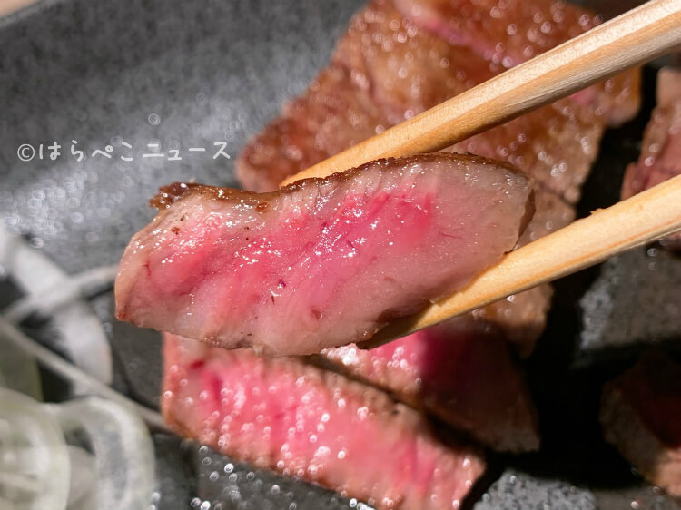 【実食レポ】『銀座のステーキ 渋谷店』最高級A5ランク黒毛和牛を食べ放題！霜降り肉・赤身肉に飲み放題も！