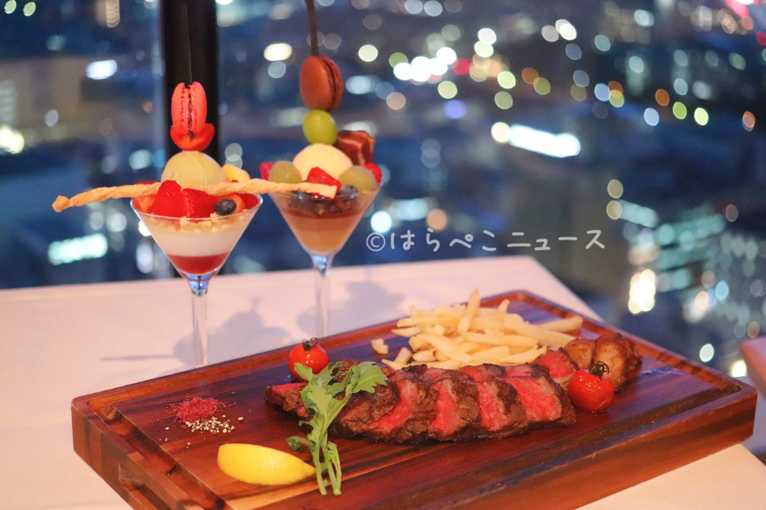 【実食レポ】国産牛とパフェ食べ放題！新横浜プリンスホテル『2ポンドステーキ＆プティパフェコース』