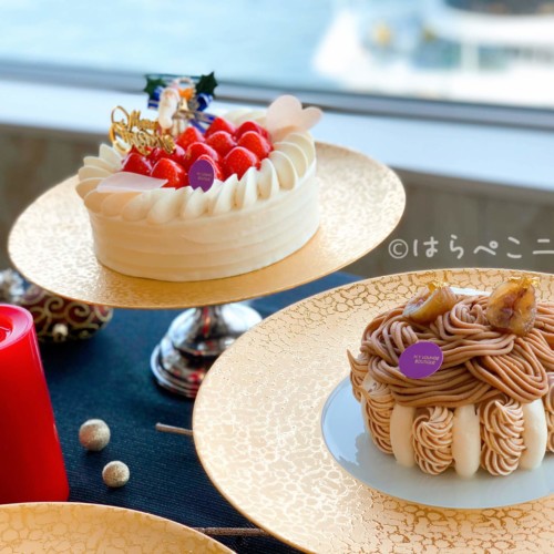 【実食レポ】グランメゾン東京で話題のモンブランがクリスマスケーキに！『インターコンチネンタル東京ベイ』