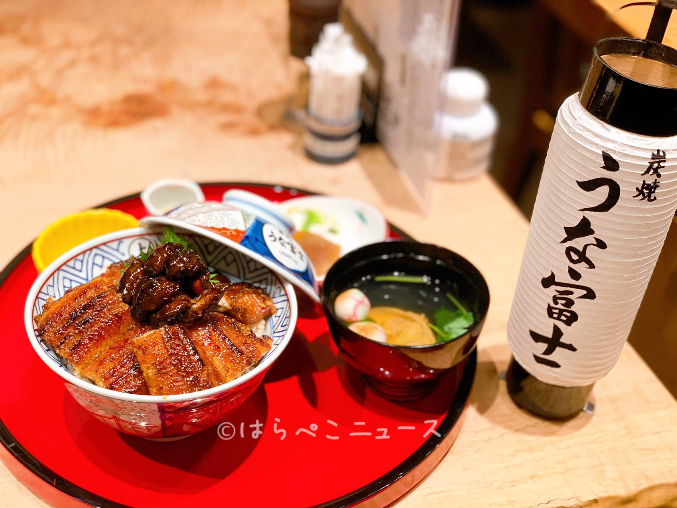 【実食レポ】日比谷OKUROJI『炭焼 うな富士 有楽町店』で「肝入り上うなぎ丼(数量限定)」と「上ひつまぶし」