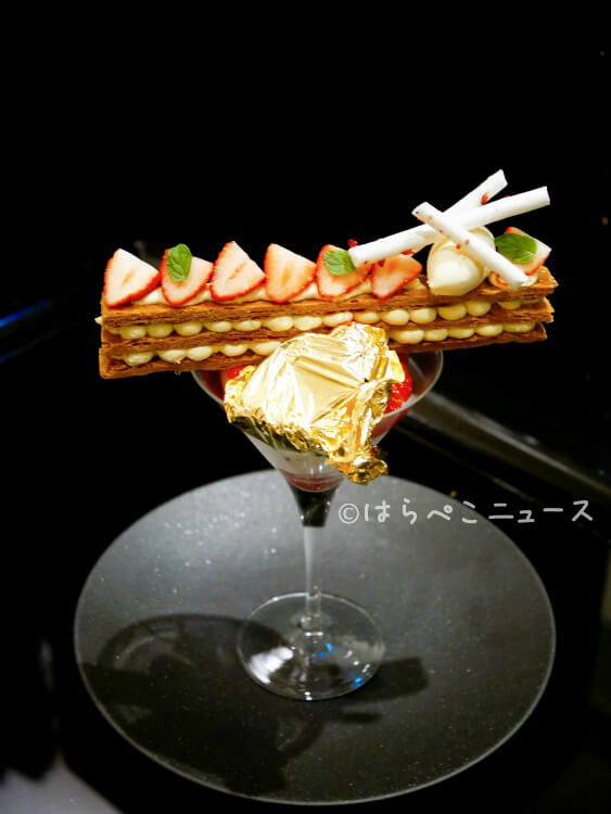 【実食レポ】『いちご飴のパフェ』『大人のストロベリーミルフィーユパフェ』ホテルインターコンチネンタル東京ベイ