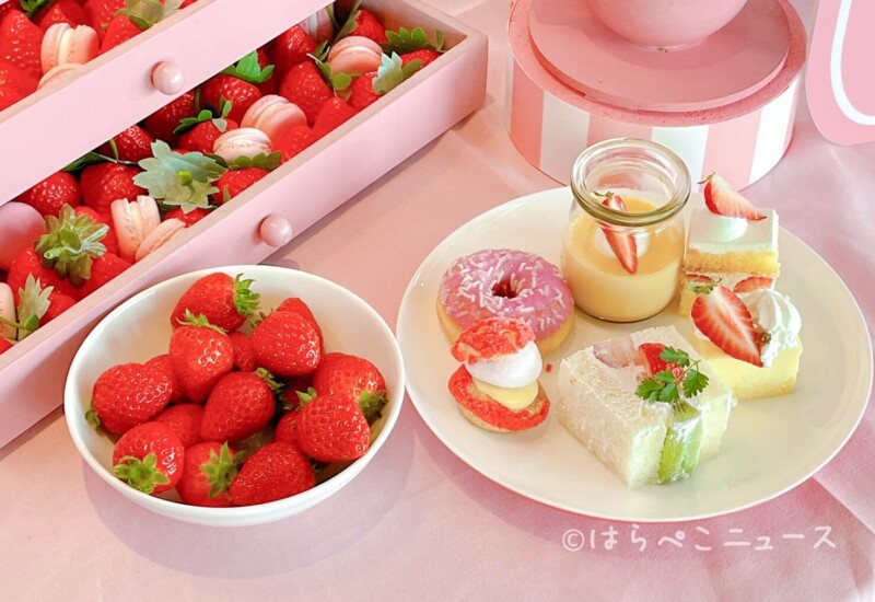 【実食レポ】『東京ベイ東急ホテル』でいちごビュッフェ「ベイサイドストロベリーフェア」よつぼしが食べ放題!
