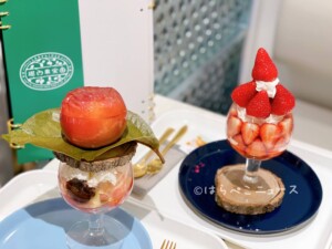 【実食レポ】『堀内果実園 ソラマチ店』巨大パフェ「くだもの狩り いちごツリー園」古都華や限定スムージーも！