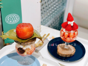 【実食レポ】『堀内果実園 ソラマチ店』巨大パフェ「くだもの狩り いちごツリー園」古都華や限定スムージーも！