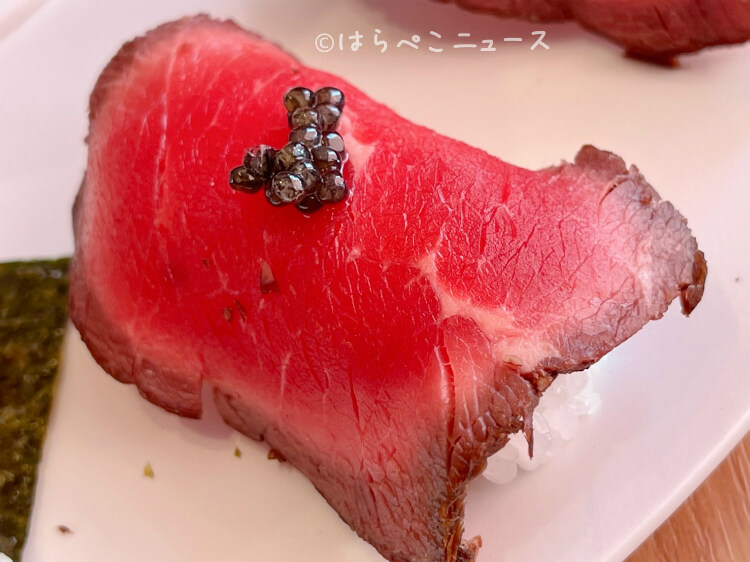 【実食レポ】『月島焼肉ブルズ』の「肉寿司食べ放題」で生ウニの肉巻き！贅沢いくらの宝石ローストビーフ丼も