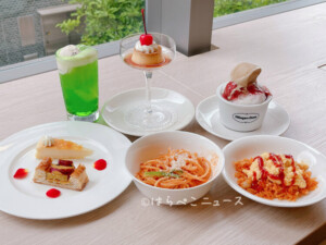 【実食レポ】『京王プラザホテル八王子』でレトロなサマースイーツブッフェ！ハーゲンダッツのクリームソーダも