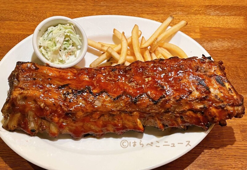 【実食レポ】『トニーローマ六本木』オリジナル ベイビーバックリブ食べ放題!フレンチフライやコールスローも