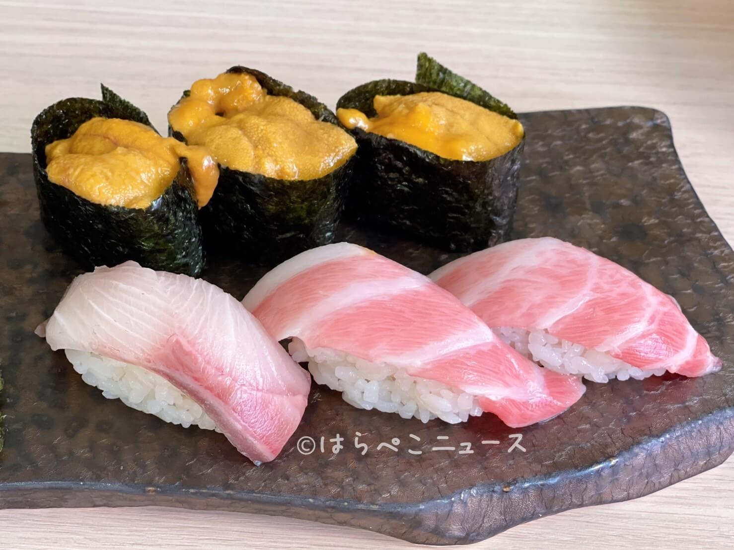 【実食レポ】「南越谷SUSHI WORKS（寿司ワークス）」高級寿司を食べ放題！やま幸のマグロ・大トロに雲丹も！