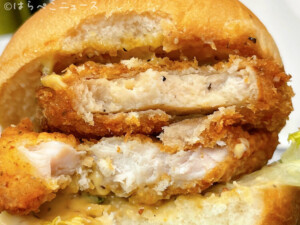 【実食レポ】ケンタッキー「チキンフィレ＆メンチカツサンド」カロリー641kcalのボリュームたっぷりバーガー！