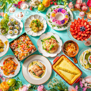 【春のアフタヌーンティー&春ビュッフェ2022】春らしいピンクのスイーツにお花のデザート!春野菜料理も!