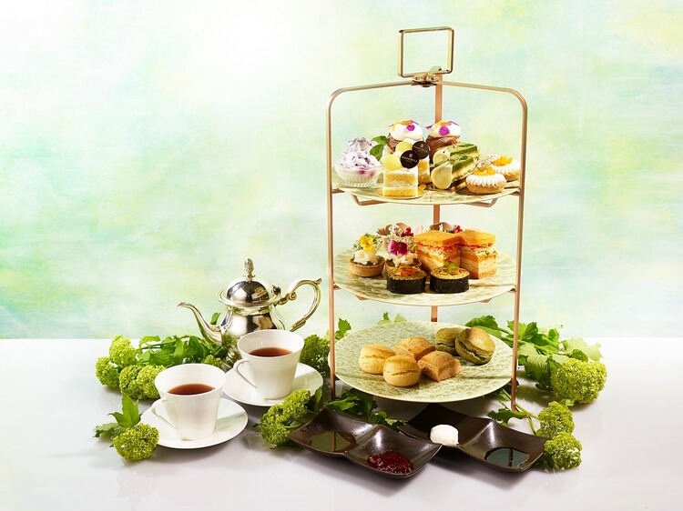 紫陽花スイーツ22 あじさいアフタヌーンティーに紫陽花ケーキ 水まんじゅう 上生菓子 金平糖も はらぺこニュース