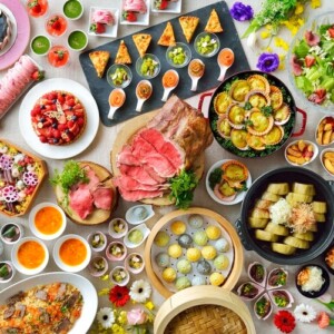 【春のアフタヌーンティー&春ビュッフェ2023】春らしいピンクのスイーツにお花のデザート!春野菜料理も!