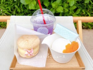 【実食レポ】「むすびcafé 車茶屋」川越氷川神社のカフェトレーラーでかざぐるまのケーキ！空色ライムネードも