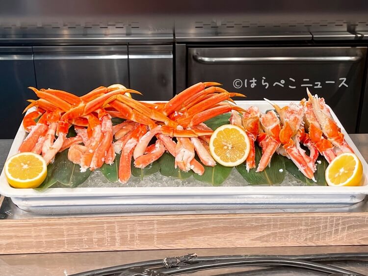【実食レポ】コンラッド東京で北海道グルメ「シェフズ・トリート・ランチビュッフェ」でズワイガニに時鮭！