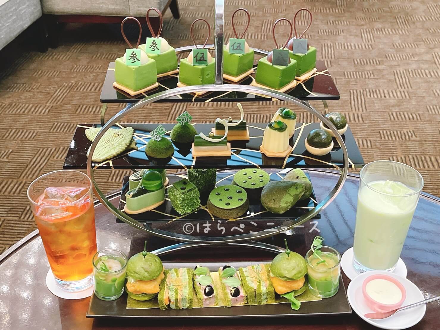 【実食レポ】ANAインターコンチネンタルホテル東京「抹茶アフタヌーンティー」辻利が厳選した茶葉を使用！