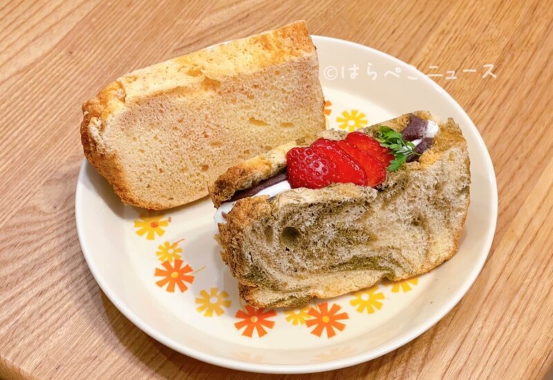 【実食レポ】狭山市「ICHIMARU10(イチマル)」でシフォンサンド!狭山茶あんベリーに苺マーブル