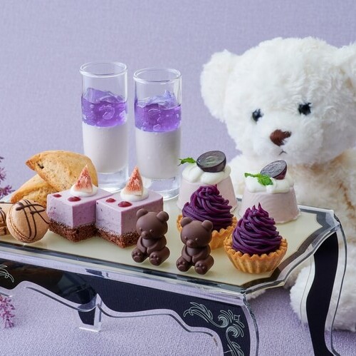 【くまアフタヌーンティー・ベアスイーツ2022】テディベアのビュッフェにクマ型ケーキ！かわいい最中も！