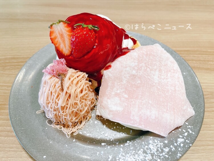 【実食レポ】狭山市『Grand9 ESPRESSO』今月限定パンケーキ「川越芋のうさぎモンブランパンケーキ」