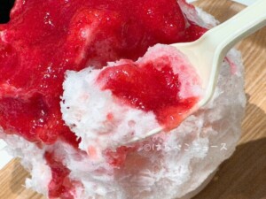 【実食レポ】「かき氷コレクションバトン」東京ミッドタウン八重洲ヤエスパブリックで「ひみつ堂」いちご桜みるく