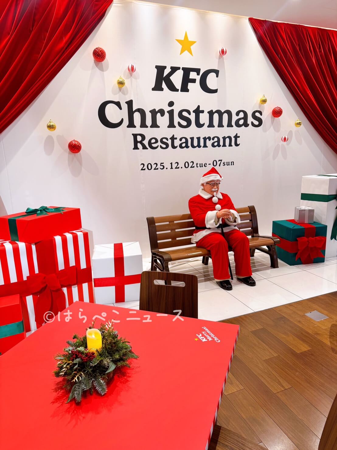 【実食レポ】「KFC Christmas Restaurant」KFC初のクリスマスレストランが六本木ヒルズにオープン！